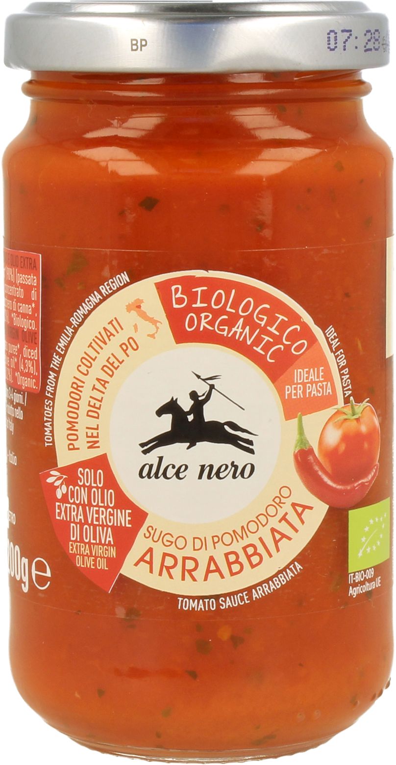 Sos Pomidorowy Z Chili Arrabbiata Bio 350 G - Alce Nero