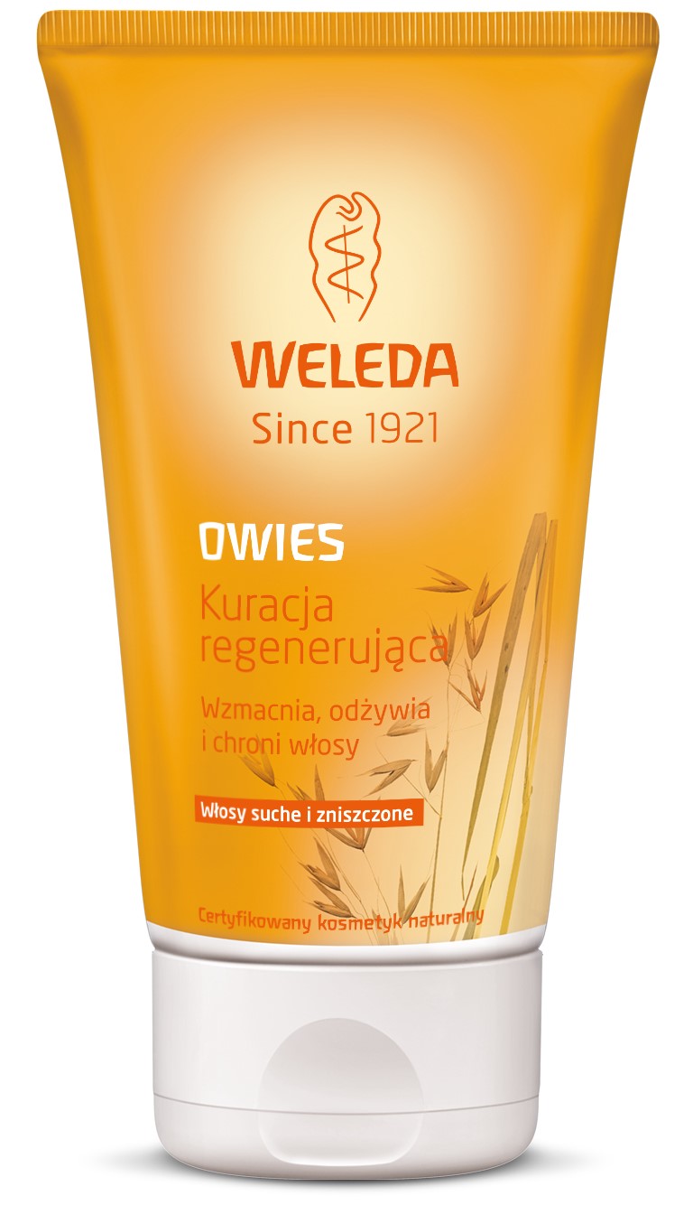 Kuracja Regenerująca Z Owsem Do Włosów Suchych I Zniszczonych Eco 150 Ml - Weleda