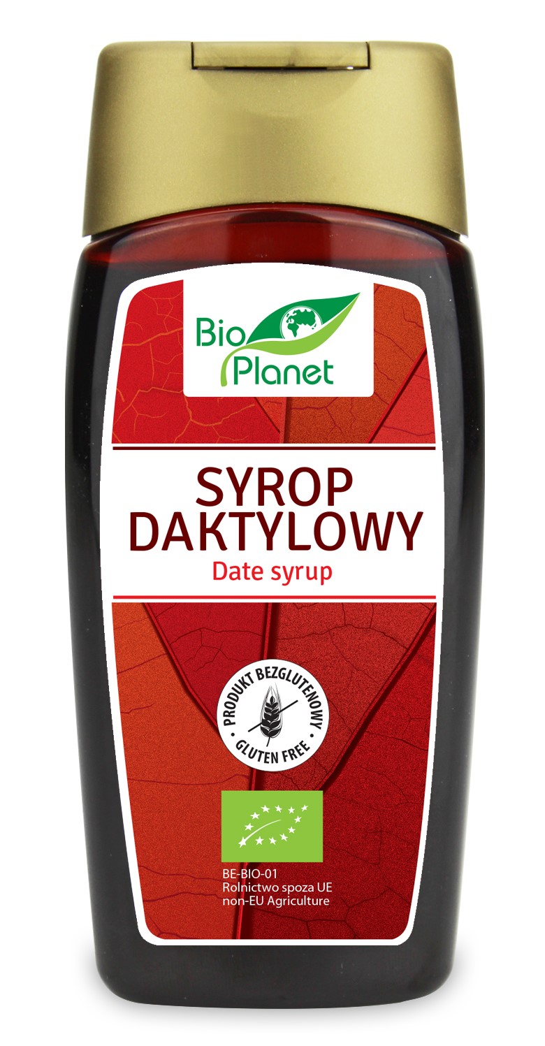 Syrop Daktylowy Bezglutenowy Bio 250 Ml (340 G) - Bio Planet