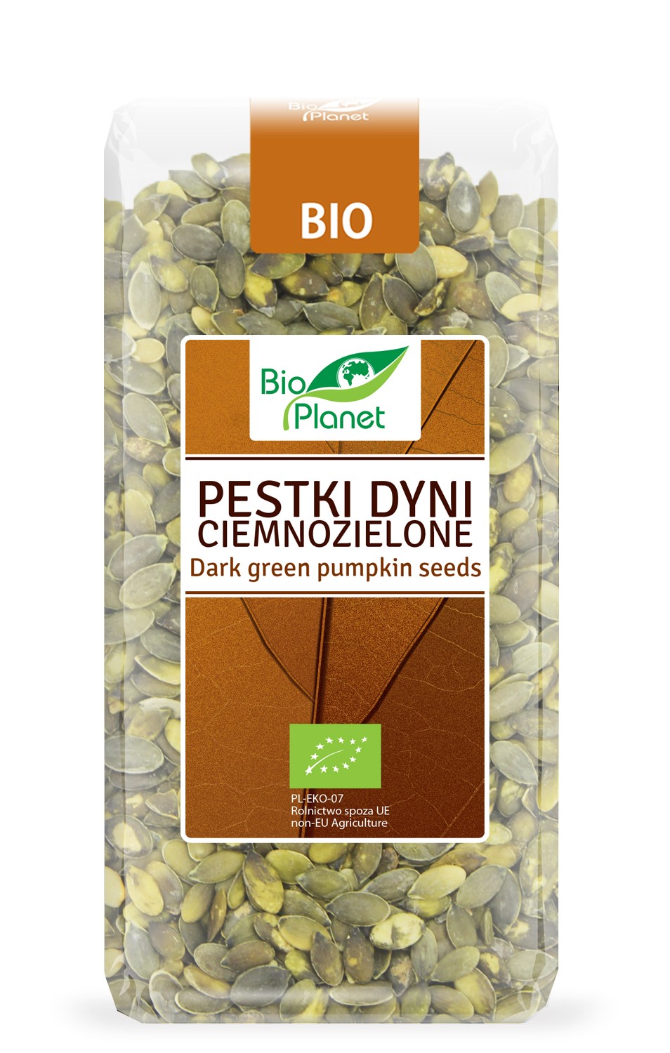 Pestki Dyni Ciemnozielone Bio 350 G - Bio Planet