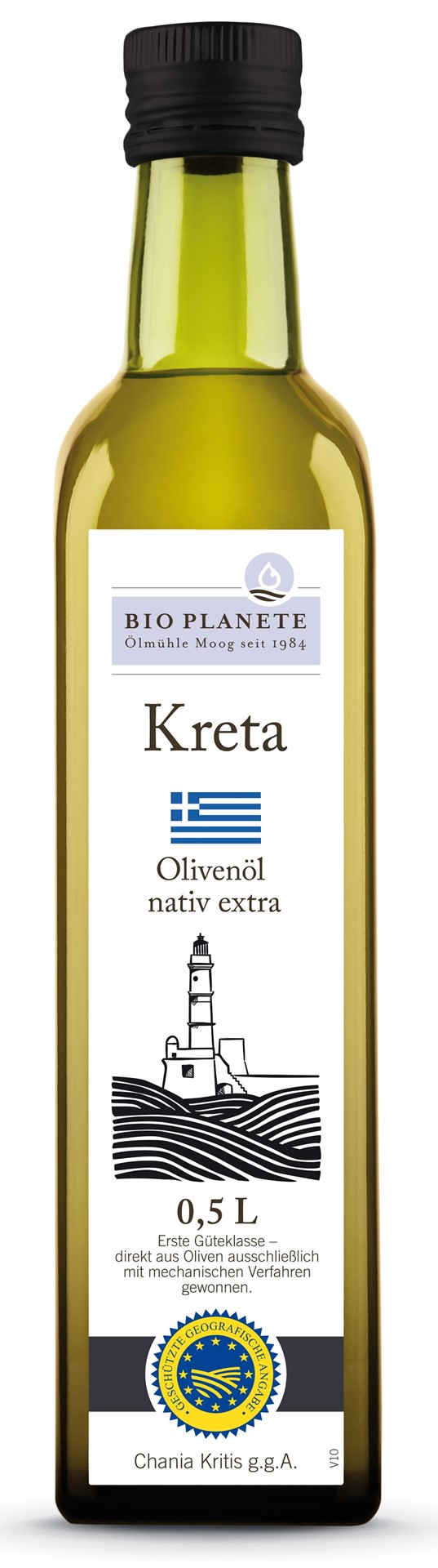 Oliwa Z Oliwek Extra Virgin Kreta P.g.i. Bio 500 Ml - Bio Planete