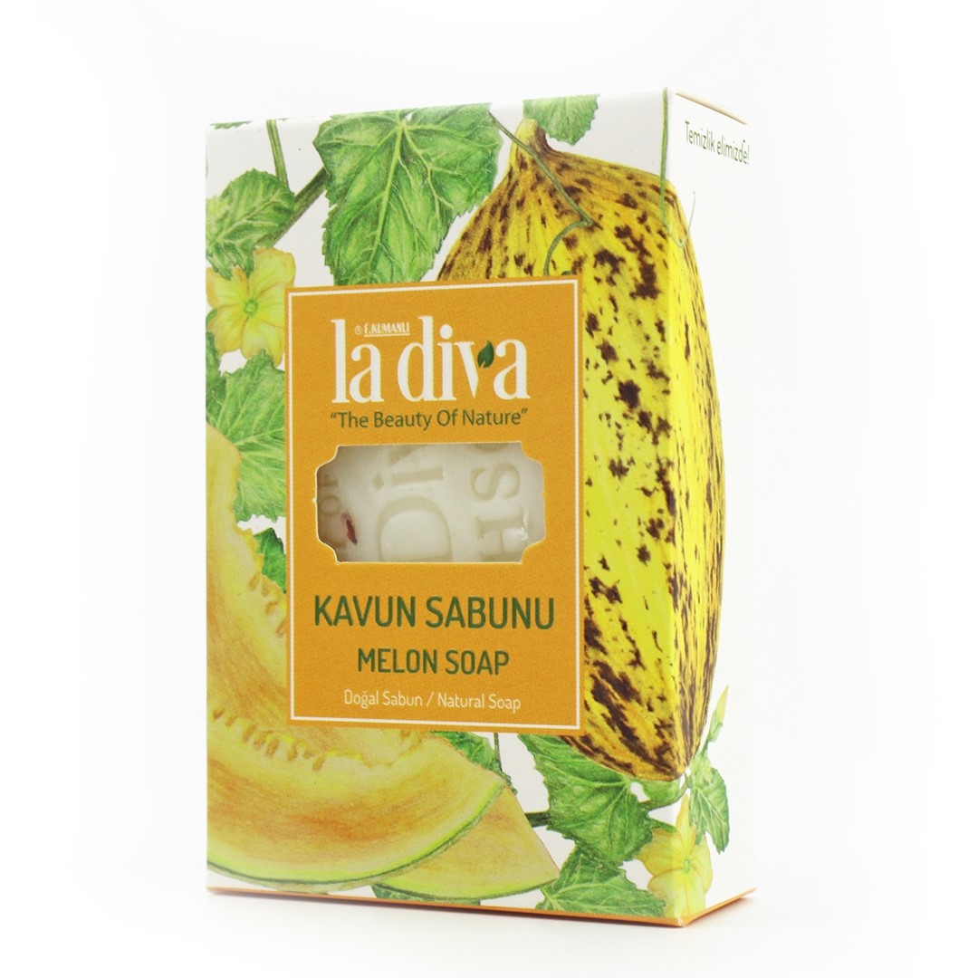 Mydło W Kostce Melon 100 G - La Diva