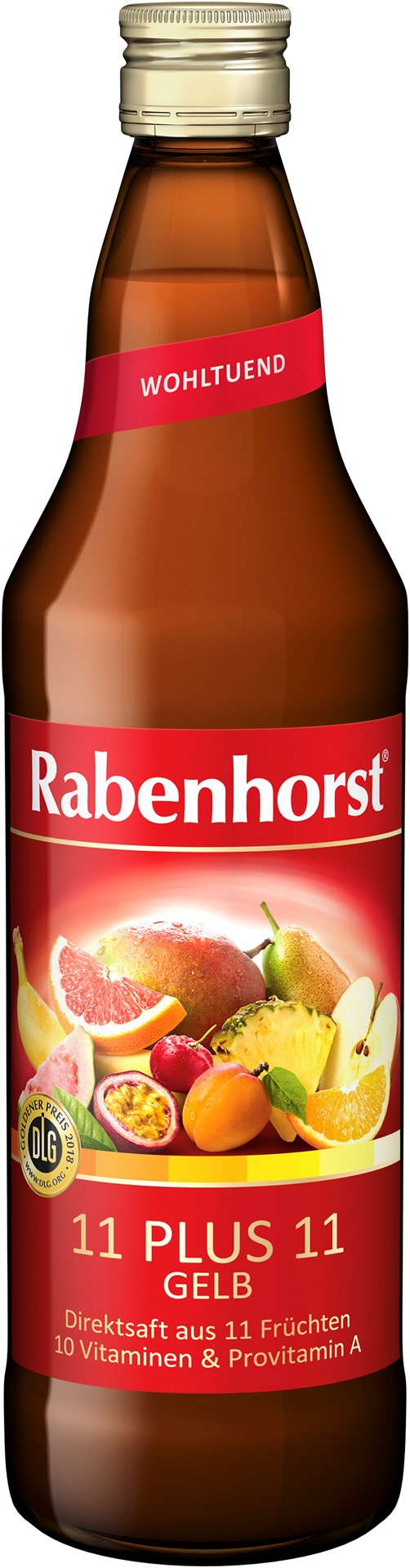 Sok Wieloowocowy (Żółty) Multiwitamina 11 Plus 11 Nfc 750 Ml - Rabenhorst