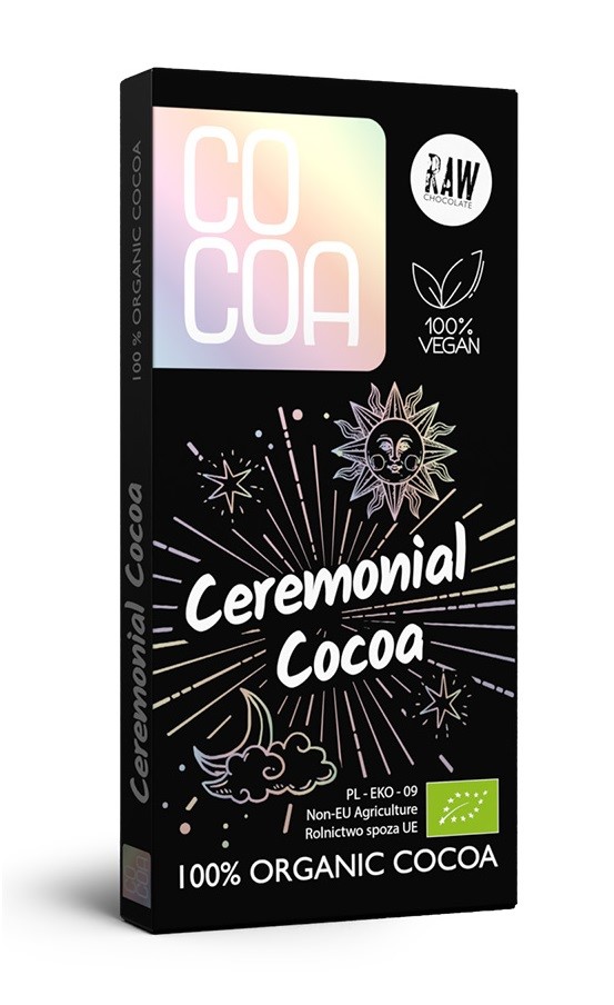 Kakao Ceremonialne (Tabliczka Gorzka 100%) Bio 50 G - Cocoa