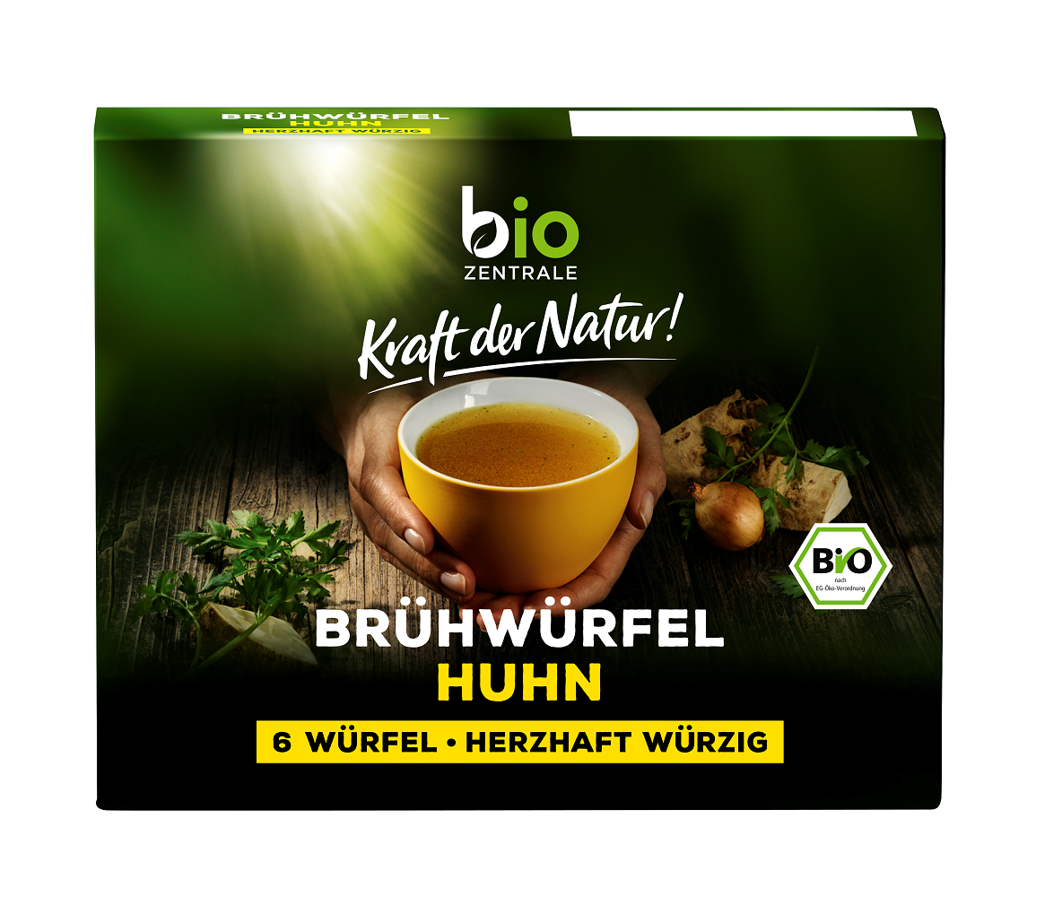 Bulion - Kostki Drobiowe Bio (6 X 10 G) 60 G - Bio Zentrale