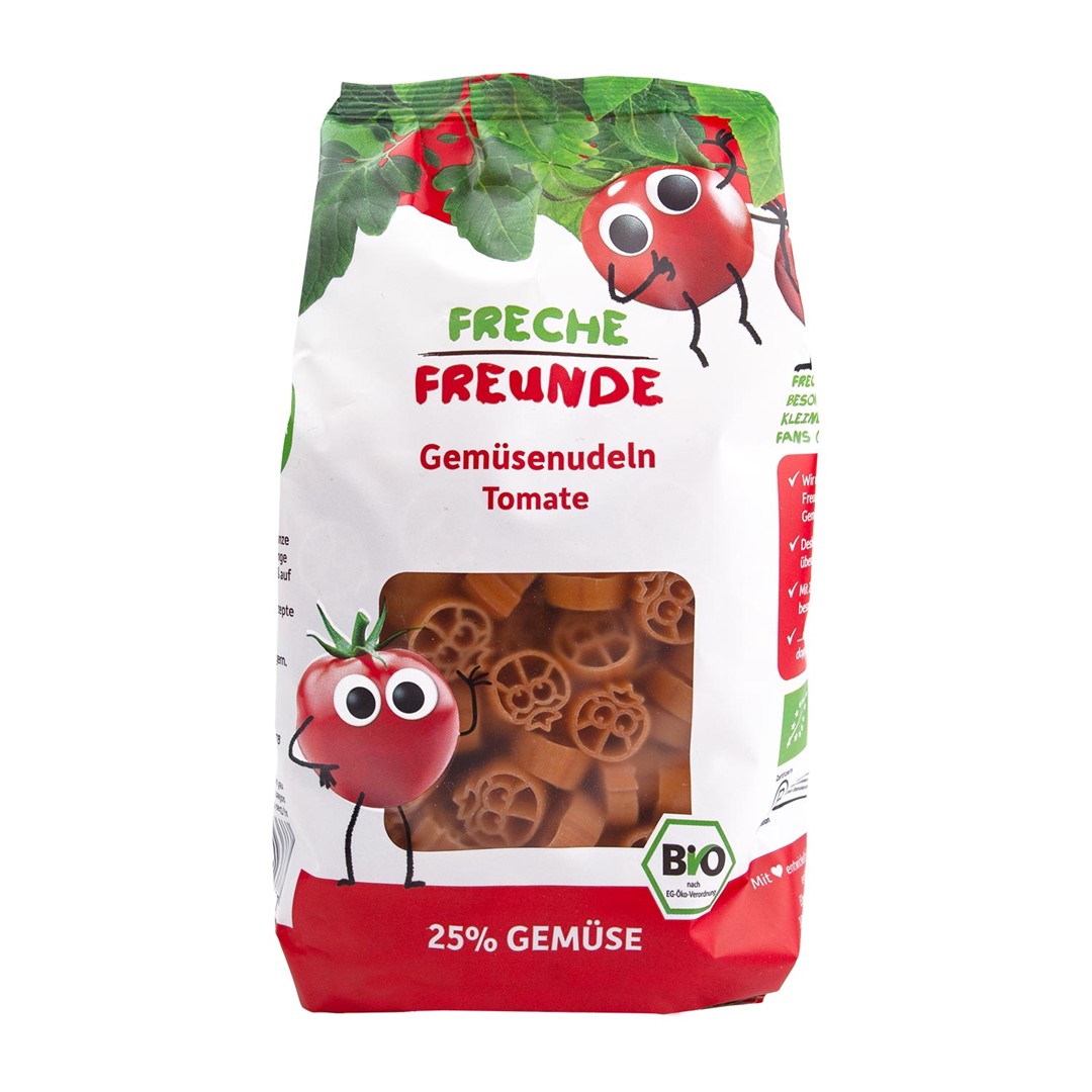 Makaron (Semolinowy Z Pomidorem) Dla Dzieci Bio 300 G - Freche Freunde