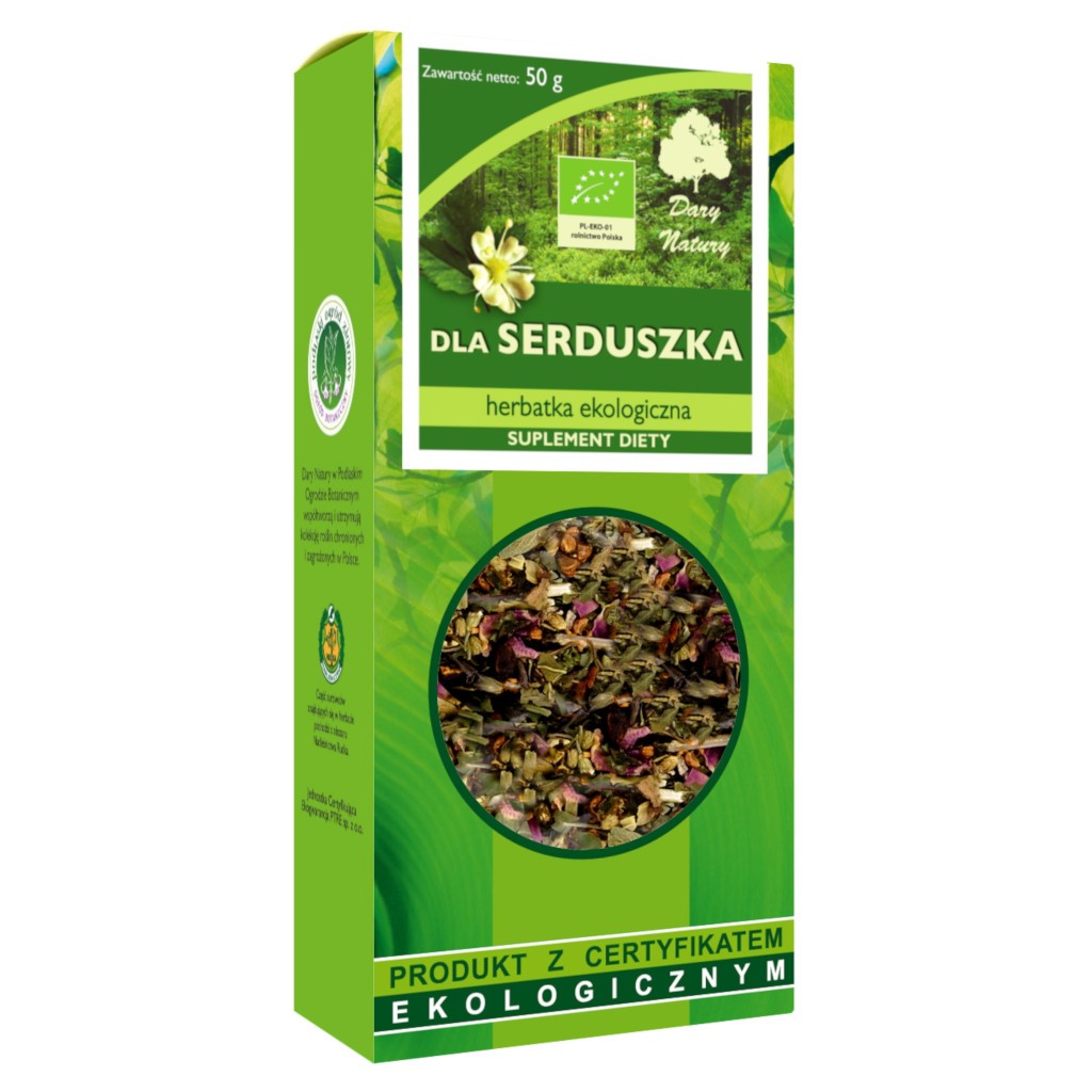 Herbatka Dla Serduszka Bio 50 G - Dary Natury