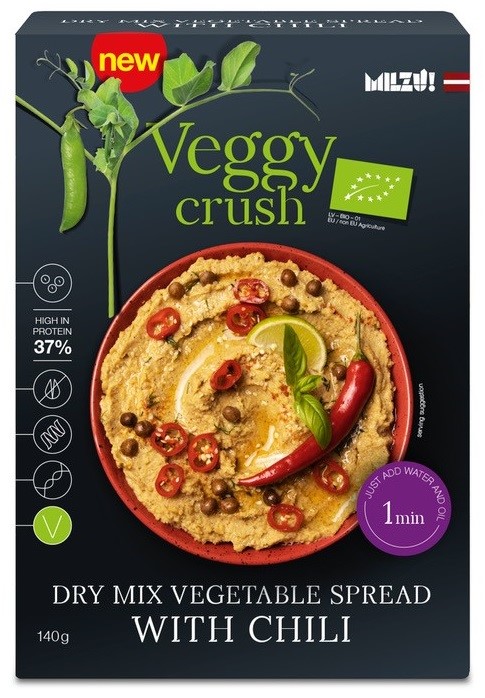 Mieszanka Na Pastę Warzywną Z Chili Bio 130 G - Veggy Crush (Milzu)