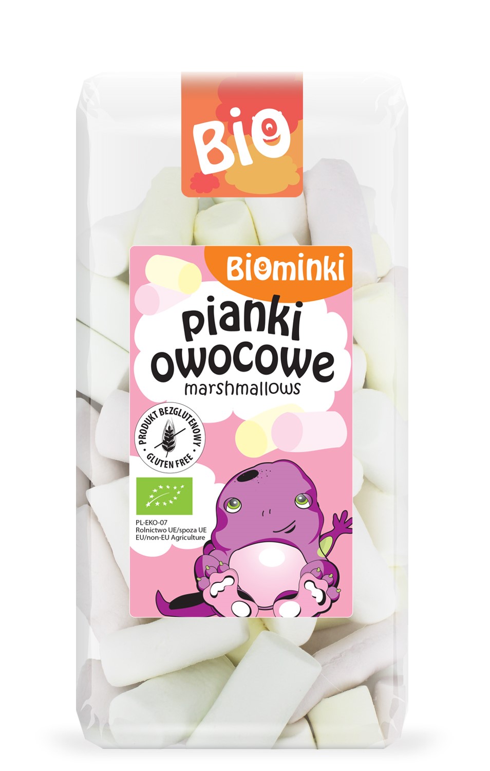 Pianki Owocowe Bezglutenowe Bio 100 G - Biominki