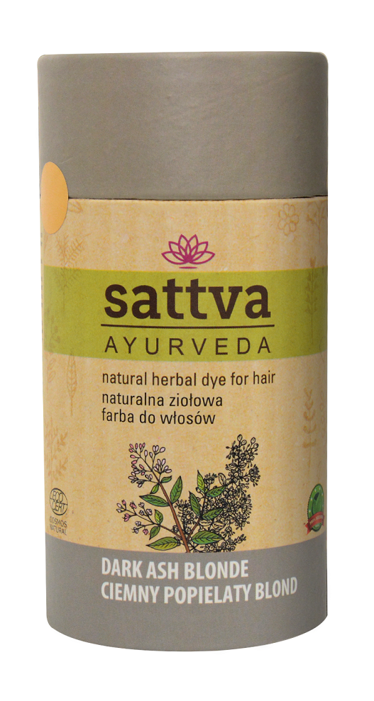 Henna Ciemny Popielaty Blond Eco 150 G - Sattva